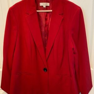 Women’s cherry red blazer